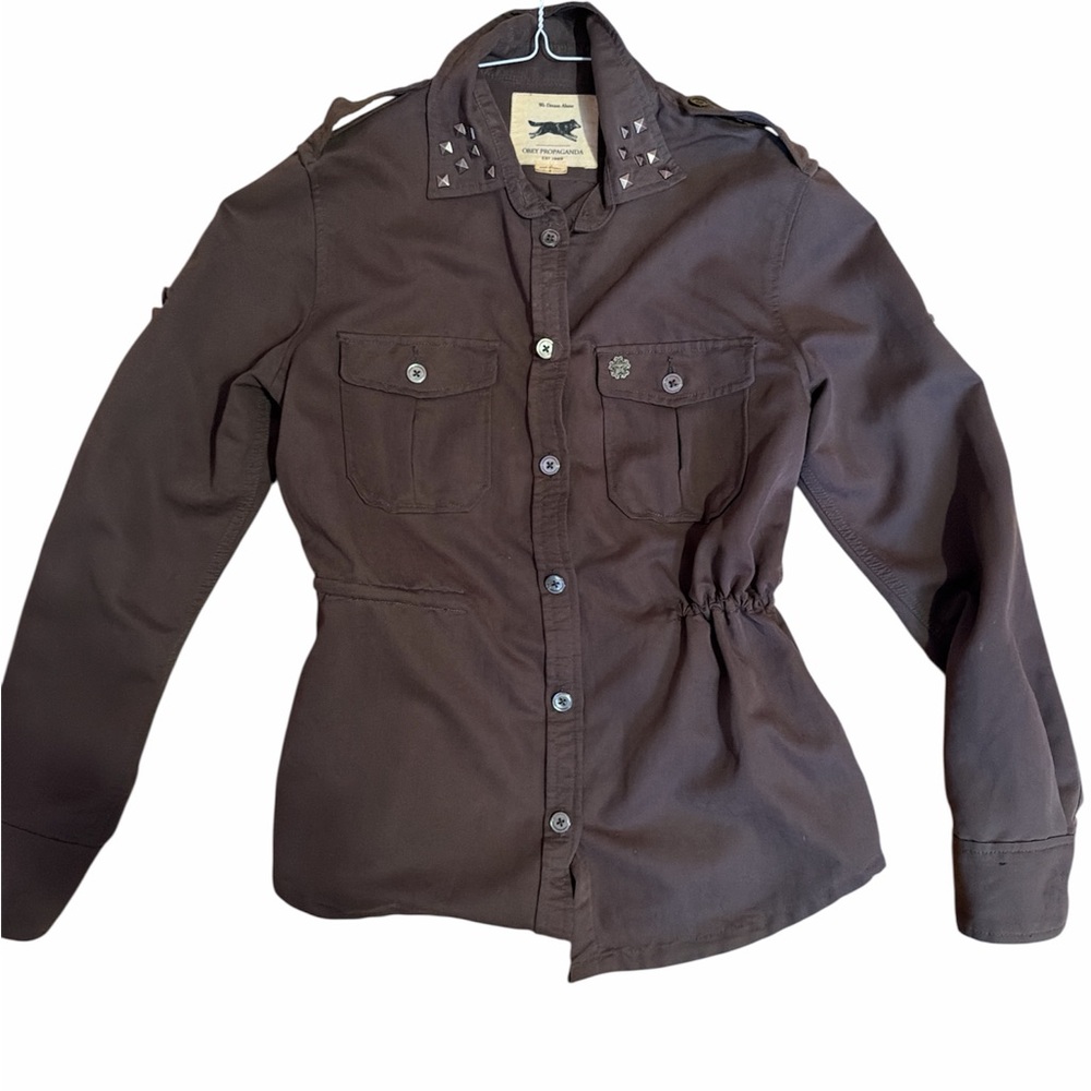 Vintage Obey Studed Utility Jacket